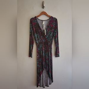 Loveappella Hi/Lo Print Dress